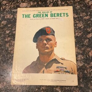 The Ballad of the Green Berets Sheet Music